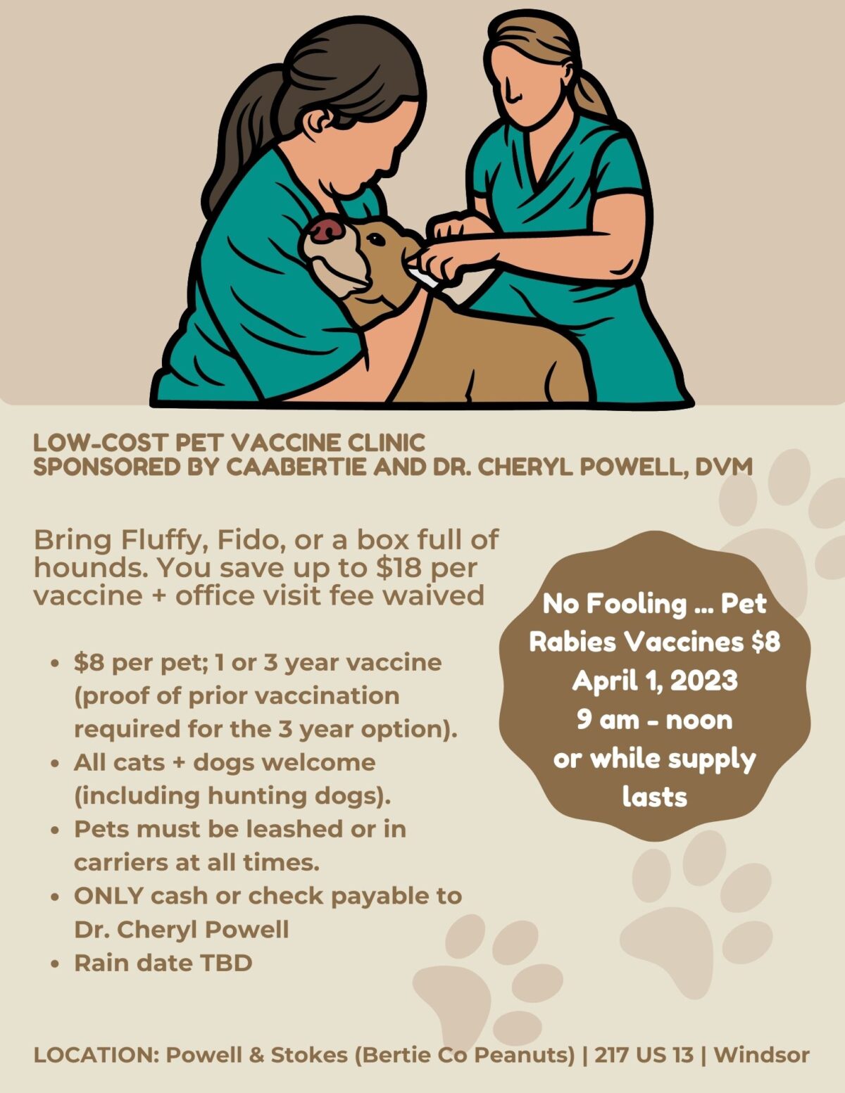 rabies vaccine clinic